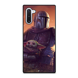 BABY YODA AND THE MANDALORIAN 1 Samsung Galaxy Note 10 Case Cover BABY YODA AND THE MANDALORIAN 1 Samsung Galaxy Note 10 Case Cover