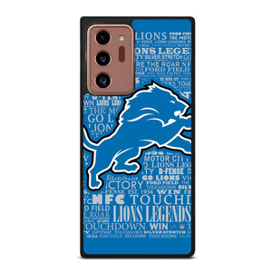 DETROIT LIONS QUOTE Samsung Galaxy Note 20 Ultra Case Cover
