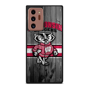 WISCONSIN BADGERS LOGO Samsung Galaxy Note 20 Ultra Case Cover WISCONSIN BADGERS LOGO Samsung Galaxy Note 20 Ultra Case Cover