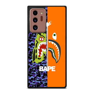 BAPE CAMO SHARK ZIPPER Samsung Galaxy Note 20 Ultra Case Cover BAPE CAMO SHARK ZIPPER Samsung Galaxy Note 20 Ultra Case Cover