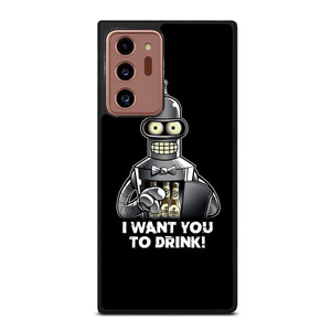 FUTURAMA BENDER I WANT YOU TO DRINK Samsung Galaxy Note 20 Ultra Case Cover FUTURAMA BENDER I WANT YOU TO DRINK Samsung Galaxy Note 20 Ultra Case Cover