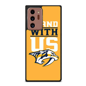 NASHVILLE PREDATORS STAND WITH US Samsung Galaxy Note 20 Ultra Case Cover NASHVILLE PREDATORS STAND WITH US Samsung Galaxy Note 20 Ultra Case Cover
