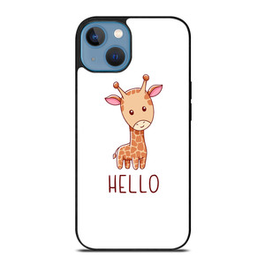 GIRAFFE HELLO iPhone 13 Case Cover GIRAFFE HELLO iPhone 13 Case Cover