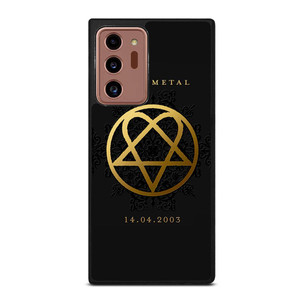 HIM BAND GOLD LOGO Samsung Galaxy Note 20 Ultra Case Cover HIM BAND GOLD LOGO Samsung Galaxy Note 20 Ultra Case Cover