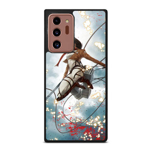 MIKASA ACKERMAN ATTACK ON TITAN Samsung Galaxy Note 20 Ultra Case Cover MIKASA ACKERMAN ATTACK ON TITAN Samsung Galaxy Note 20 Ultra Case Cover