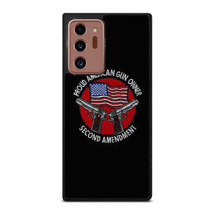 SECOND AMENDMENT AMERICAN GUN LOGO Samsung Galaxy Note 20 Ultra Case Cover SECOND AMENDMENT AMERICAN GUN LOGO Samsung Galaxy Note 20 Ultra Case Cover