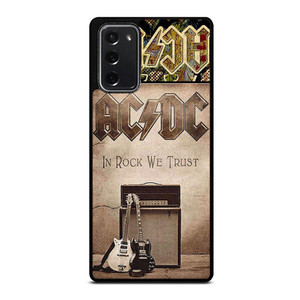 ACDC ROCK WE TRUST Samsung Galaxy Note 20 Case Cover ACDC ROCK WE TRUST Samsung Galaxy Note 20 Case Cover