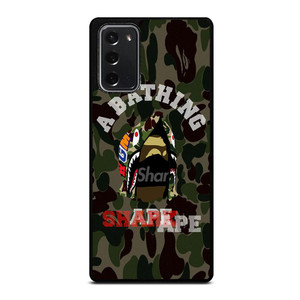 BAPE SHARK CAMO Samsung Galaxy Note 20 Case Cover BAPE SHARK CAMO Samsung Galaxy Note 20 Case Cover