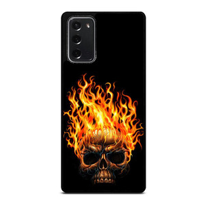 BIKER SKULL FLAMING Samsung Galaxy Note 20 Case Cover