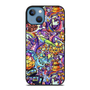 FIGMENT EPCOT DISNEY COLLAGE iPhone 13 Case Cover