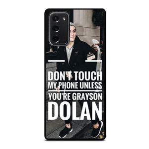 DOLAN TWINS GRAYSON Samsung Galaxy Note 20 Case Cover DOLAN TWINS GRAYSON Samsung Galaxy Note 20 Case Cover