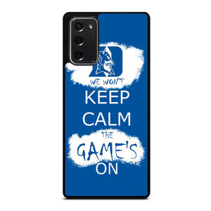 DUKE BLUE DEVILS QUOTE Samsung Galaxy Note 20 Case Cover DUKE BLUE DEVILS QUOTE Samsung Galaxy Note 20 Case Cover