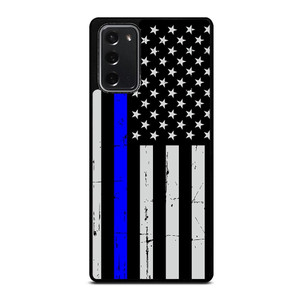 THIN BLUE LINE AMERICAN Samsung Galaxy Note 20 Case Cover THIN BLUE LINE AMERICAN Samsung Galaxy Note 20 Case Cover