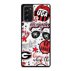 UNIVERSITY GEORGIA BULLDOGS UGA Samsung Galaxy Note 20 Case Cover UNIVERSITY GEORGIA BULLDOGS UGA Samsung Galaxy Note 20 Case Cover