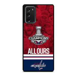 WASHINGTON CAPITALS CHAMPION Samsung Galaxy Note 20 Case Cover WASHINGTON CAPITALS CHAMPION Samsung Galaxy Note 20 Case Cover