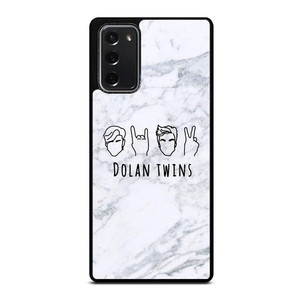 DOLAN TWINS MARBLE LOGO Samsung Galaxy Note 20 Case Cover
