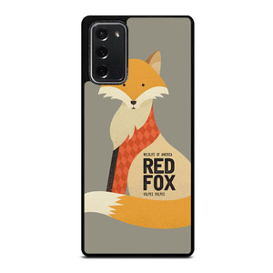 FOX VULPES WILDLIFE Samsung Galaxy Note 20 Case Cover FOX VULPES WILDLIFE Samsung Galaxy Note 20 Case Cover