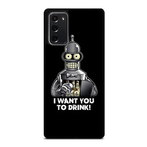 FUTURAMA BENDER I WANT YOU TO DRINK Samsung Galaxy Note 20 Case Cover FUTURAMA BENDER I WANT YOU TO DRINK Samsung Galaxy Note 20 Case Cover