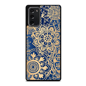 MANDALA BLUE PATTERN Samsung Galaxy Note 20 Case Cover MANDALA BLUE PATTERN Samsung Galaxy Note 20 Case Cover