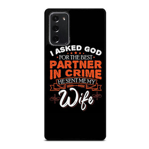 PARTNER IN CRIME WIFE Samsung Galaxy Note 20 Case Cover PARTNER IN CRIME WIFE Samsung Galaxy Note 20 Case Cover