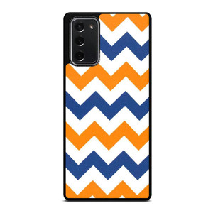 RILEY BLAKE ORANGE AND BLUE STRIPE Samsung Galaxy Note 20 Case Cover RILEY BLAKE ORANGE AND BLUE STRIPE Samsung Galaxy Note 20 Case Cover