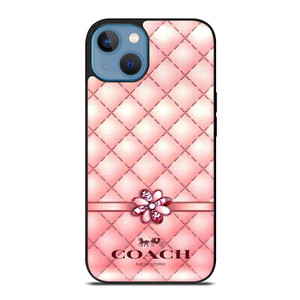COACH PINK RIBBON iPhone 13 Case Cover