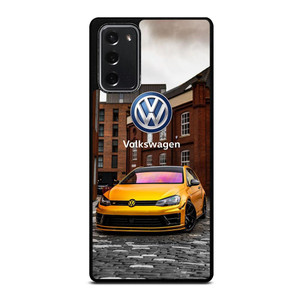 VW VOLKSWAGEN GTI CAR YEELOW Samsung Galaxy Note 20 Case Cover VW VOLKSWAGEN GTI CAR YEELOW Samsung Galaxy Note 20 Case Cover