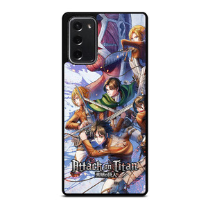 ATTACK ON TITAN CHARACTER 2 Samsung Galaxy Note 20 Case Cover ATTACK ON TITAN CHARACTER 2 Samsung Galaxy Note 20 Case Cover