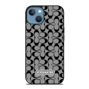COACH GRAY iPhone 13 Case Cover