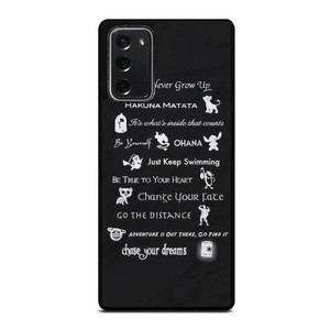 DISNEY LESSONS BLACK MARBLE Samsung Galaxy Note 20 Case Cover DISNEY LESSONS BLACK MARBLE Samsung Galaxy Note 20 Case Cover