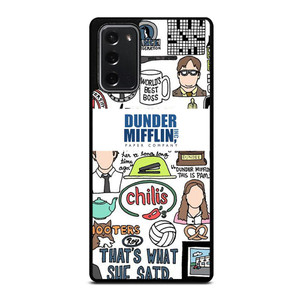 DUNDER MIFFLIN COLLAGE Samsung Galaxy Note 20 Case Cover DUNDER MIFFLIN COLLAGE Samsung Galaxy Note 20 Case Cover