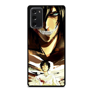 EREN YEAGER ATTACK ON TITAN Samsung Galaxy Note 20 Case Cover EREN YEAGER ATTACK ON TITAN Samsung Galaxy Note 20 Case Cover