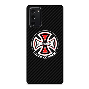INDEPENDENT TRUCK COMPANY LOGO CARBON Samsung Galaxy Note 20 Case Cover INDEPENDENT TRUCK COMPANY LOGO CARBON Samsung Galaxy Note 20 Case Cover