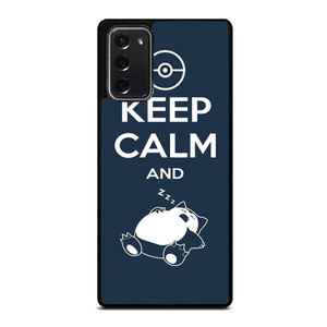 KEEP CALM SNORLAX Samsung Galaxy Note 20 Case Cover