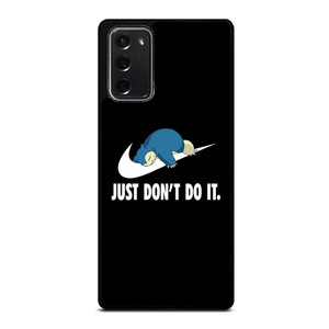 NIKE SNORLAX JUST DONT DO IT Samsung Galaxy Note 20 Case Cover NIKE SNORLAX JUST DONT DO IT Samsung Galaxy Note 20 Case Cover