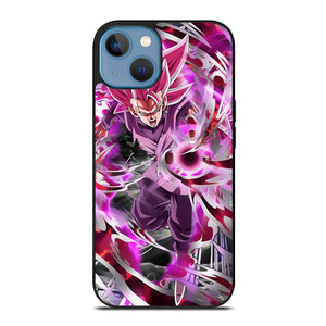BLACK GOKU SS ROSE DRAGON BALL iPhone 13 Case Cover