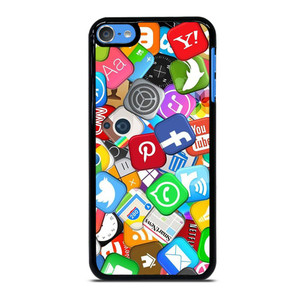 SOCIAL MEDIA LOGO iPod Touch 7 Case Cover SOCIAL MEDIA LOGO iPod Touch 7 Case Cover