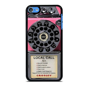 VINTAGE RETRO PAYPHONE PINK iPod Touch 7 Case Cover