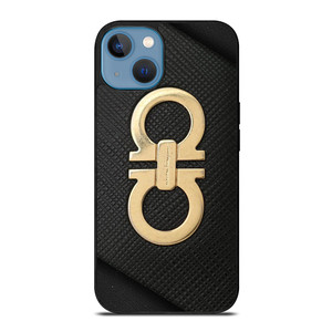 SALVATORE FERRAGAMO GOLD LOGO iPhone 13 Case Cover SALVATORE FERRAGAMO GOLD LOGO iPhone 13 Case Cover