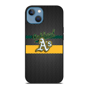 OAKLAND ATHLETICS METAL LOGO iPhone 13 Case Cover OAKLAND ATHLETICS METAL LOGO iPhone 13 Case Cover