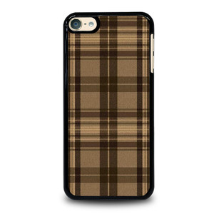 PLAID BROWN 1 iPod Touch 6 Case Cover