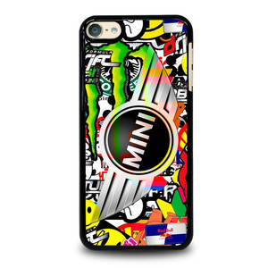 MINI COOPER STICKER BOMB iPod Touch 6 Case Cover MINI COOPER STICKER BOMB iPod Touch 6 Case Cover