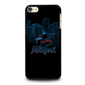 MIAMI MARLINS BLACK iPod Touch 6 Case Cover