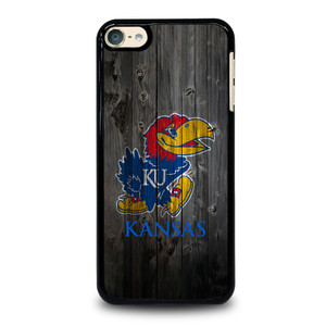 KANSAS JAYHAWKS WOODEN LOGO iPod Touch 6 Case Cover