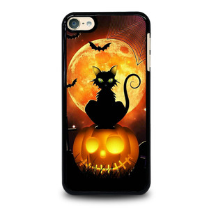 HALLOWEEN BLACK CAT iPod Touch 6 Case Cover