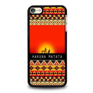 HAKUNA MATATA LION KING AZTEC 1 iPod Touch 6 Case Cover