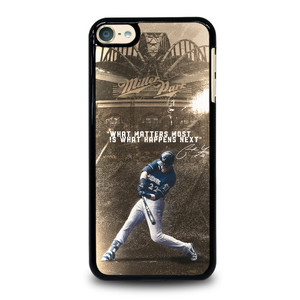 CHRISTIAN YELICH MILWAUKEE BREWERS QUOTE iPod Touch 6 Case Cover