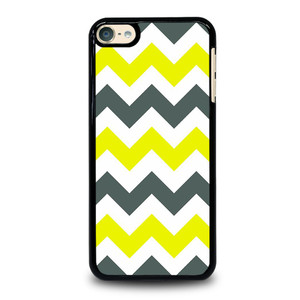 CHEVRON PATTERN YELLOW AND GREY iPod Touch 6 Case Cover CHEVRON PATTERN YELLOW AND GREY iPod Touch 6 Case Cover