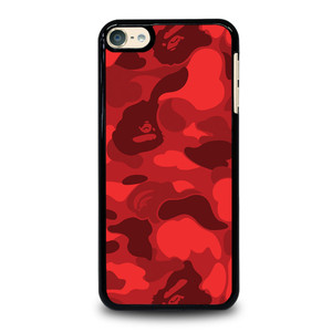 BAPE CAMO RED iPod Touch 6 Case Cover BAPE CAMO RED iPod Touch 6 Case Cover