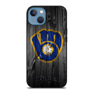MILWAUKEE BREWERS WOODEN iPhone 13 Case Cover MILWAUKEE BREWERS WOODEN iPhone 13 Case Cover